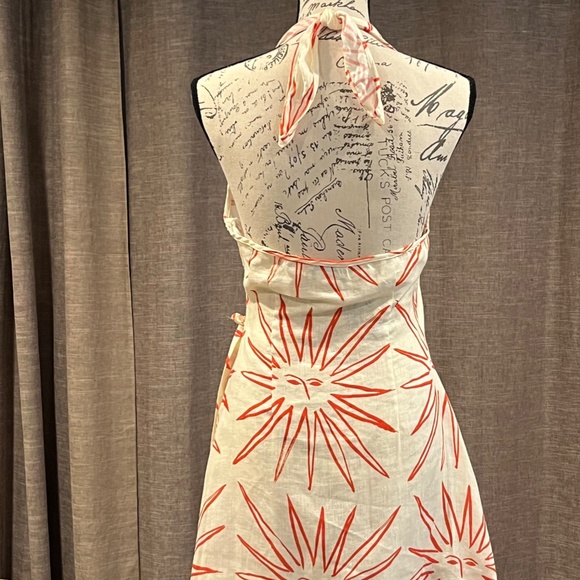 VRG GRL halter style wrap beach dress, size 4 - Picture 2 of 4